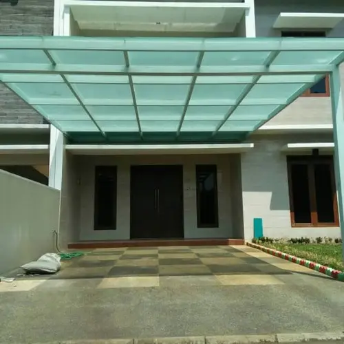 Kanopi Kaca Tempered 10mm di  cilandak